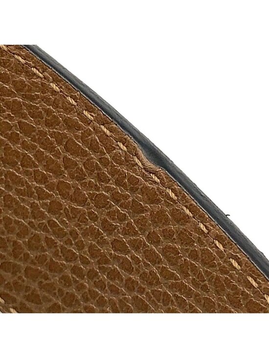 Gucci Interlocking Reversible Leather Brown Black Belt Silver main image 5